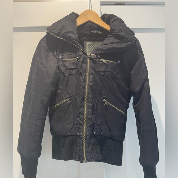 TNA fur lined bomber jacket - Picture 1 of 4